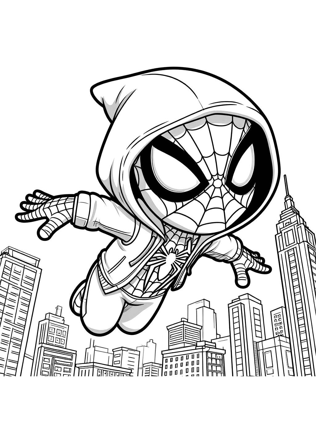 Dibujos Para Imprimir Y Colorear De Ghost Spider 2