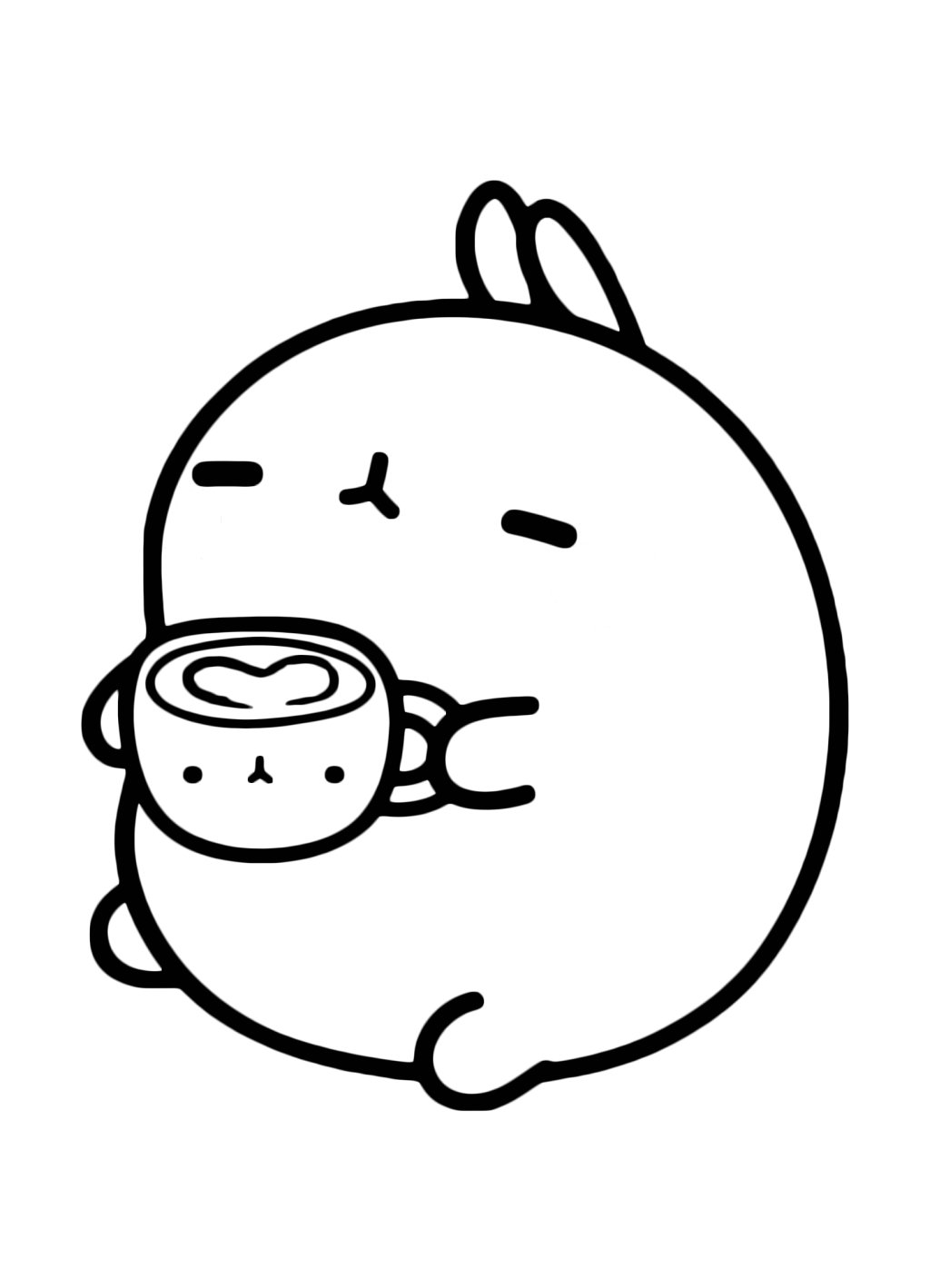 Dibujos Para Imprimir Y Colorear De Molang 9