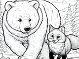 forest-animals coloriages