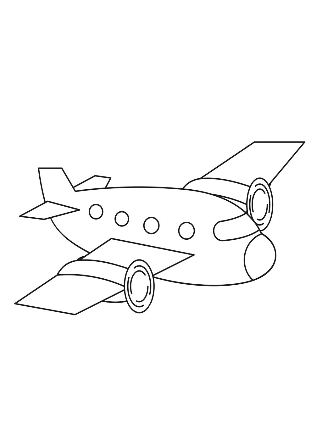 Airplane 7 Printable Pages