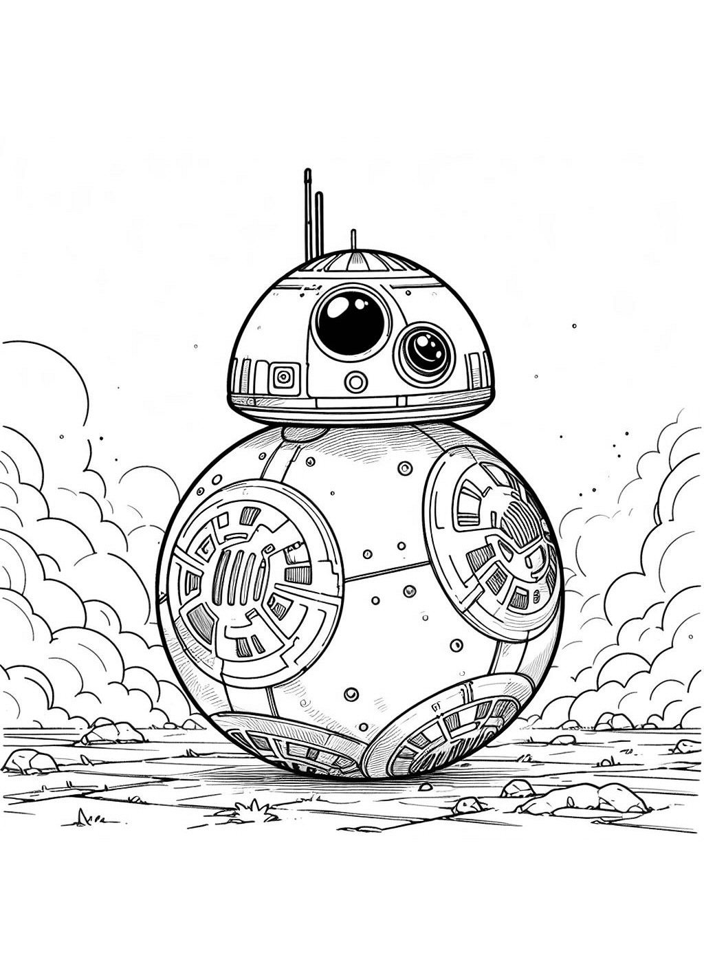 Bb8 Fog Printable Pages