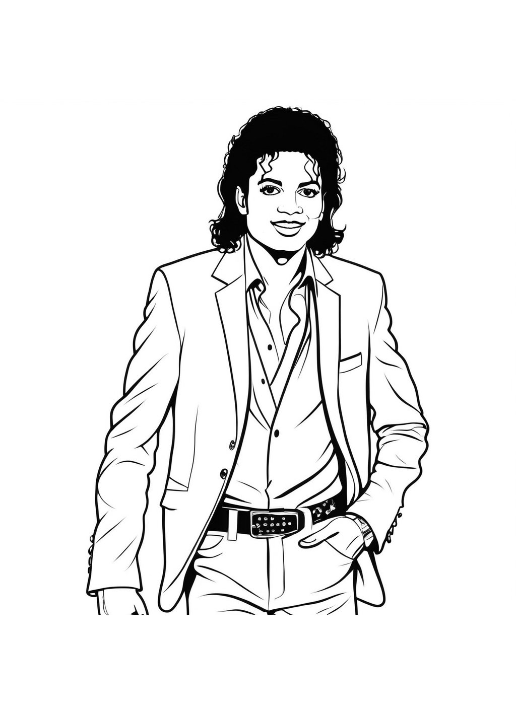 Celebrities Michael Jackson Printable Pages