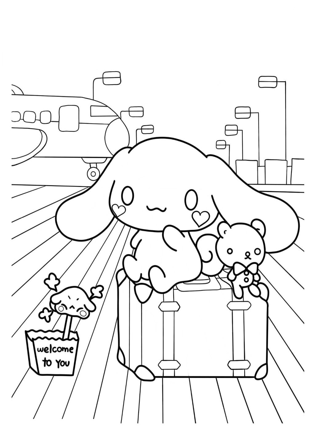 Cinnamoroll Bag Printable Pages