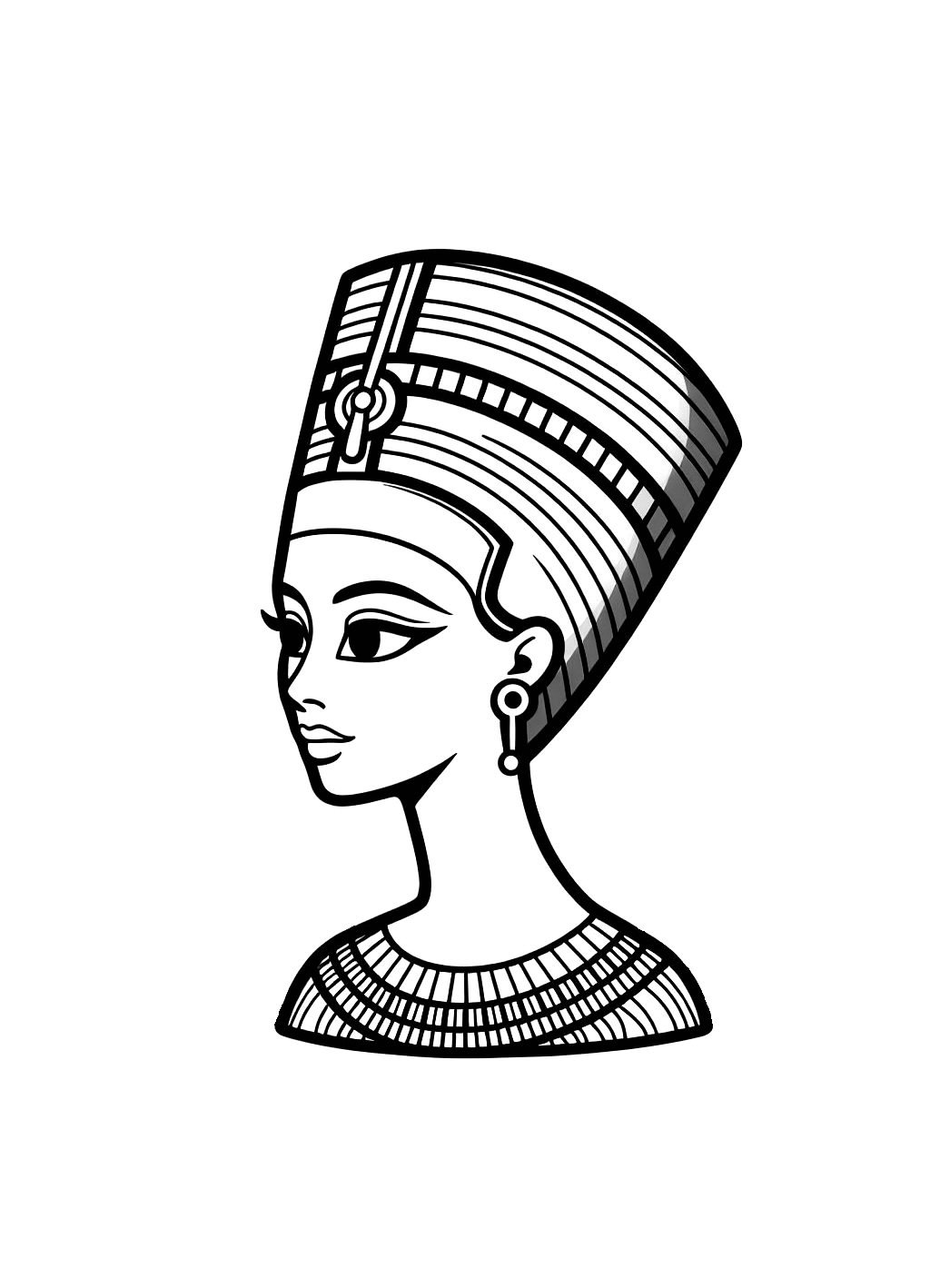 Egypt Nefertiti Printable Pages