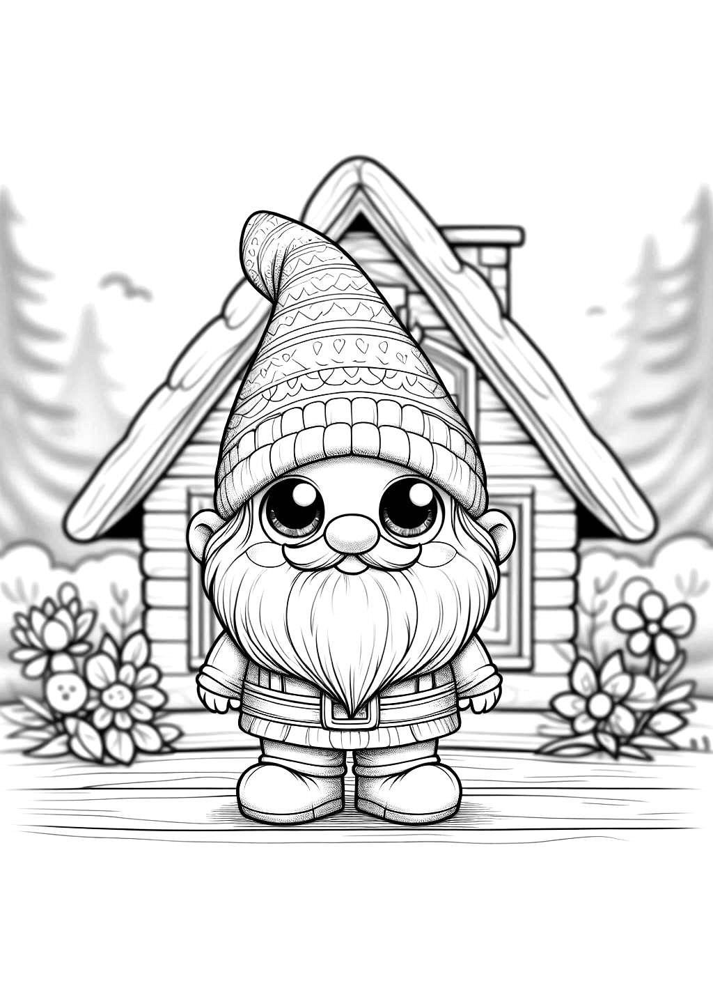 Dibujos para imprimir y colorear de Gnomes 4