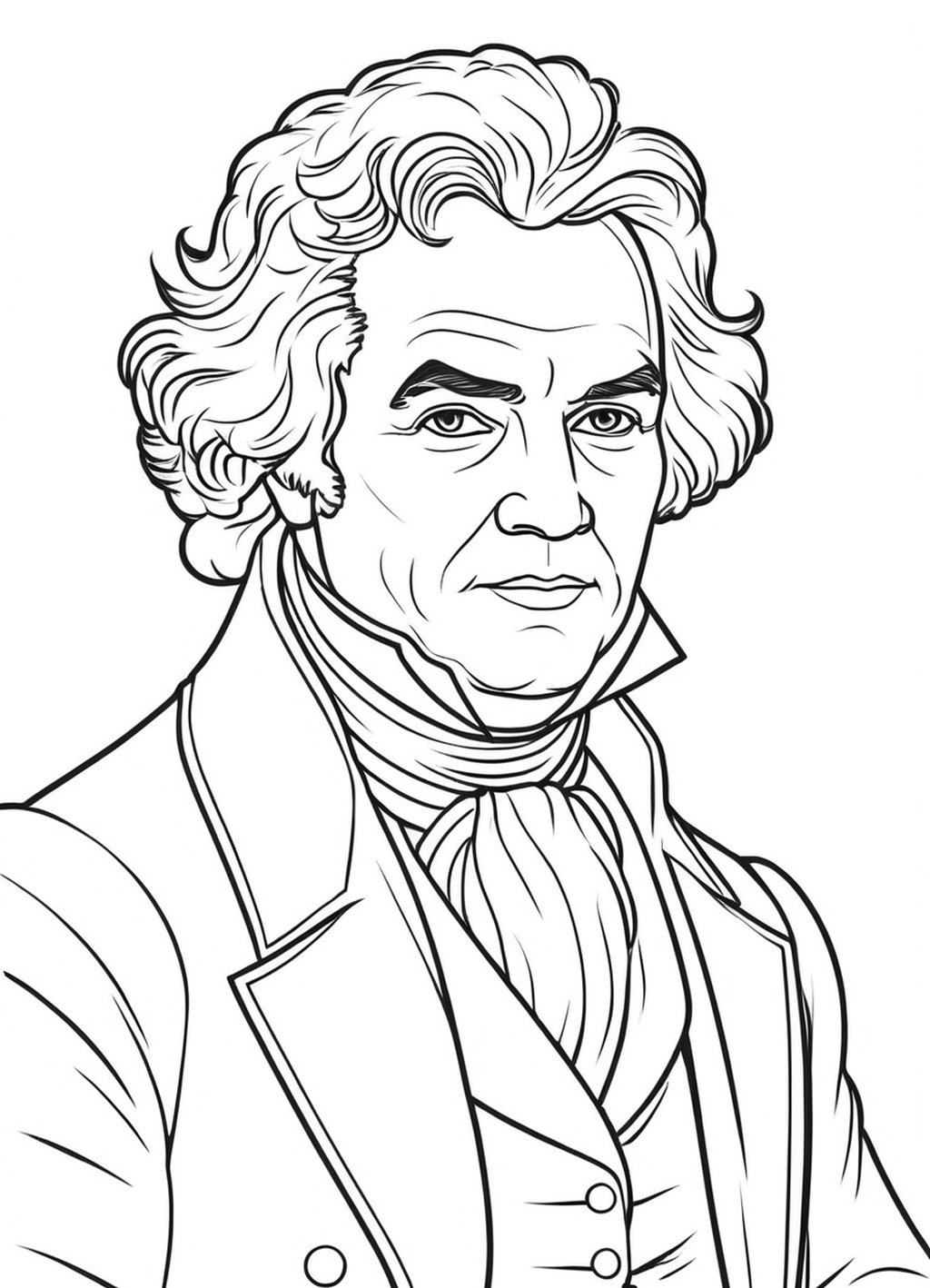 Dibujos para imprimir y colorear de History Ludwig Van Beethoven