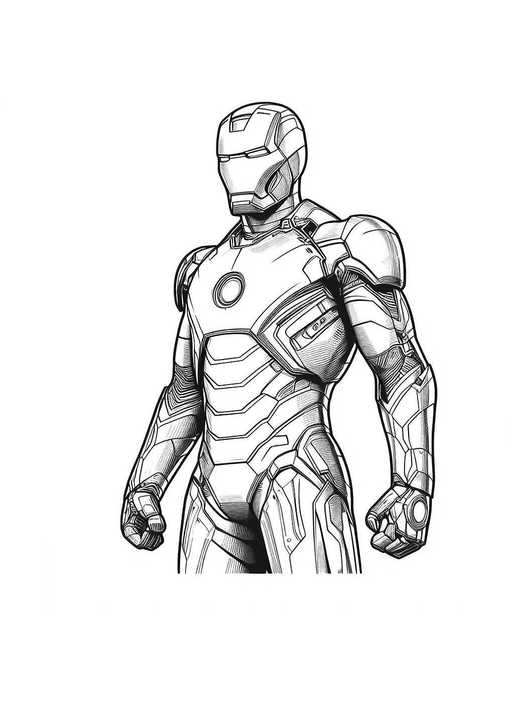 Iron Man 22 Printable Pages