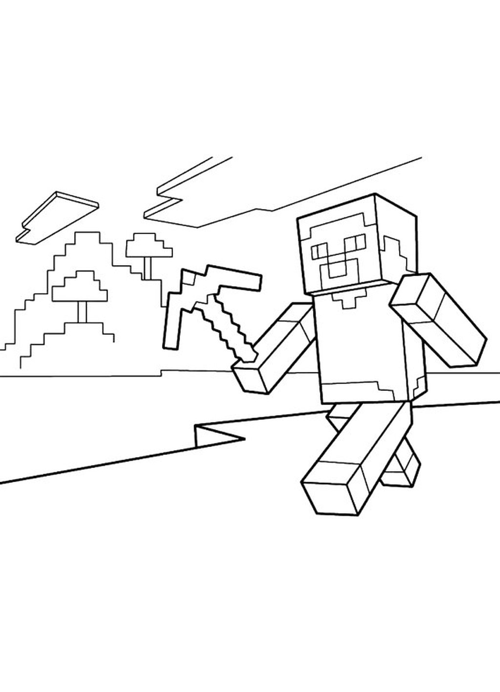 Dibujos Para Imprimir Y Colorear De Minecraft 22