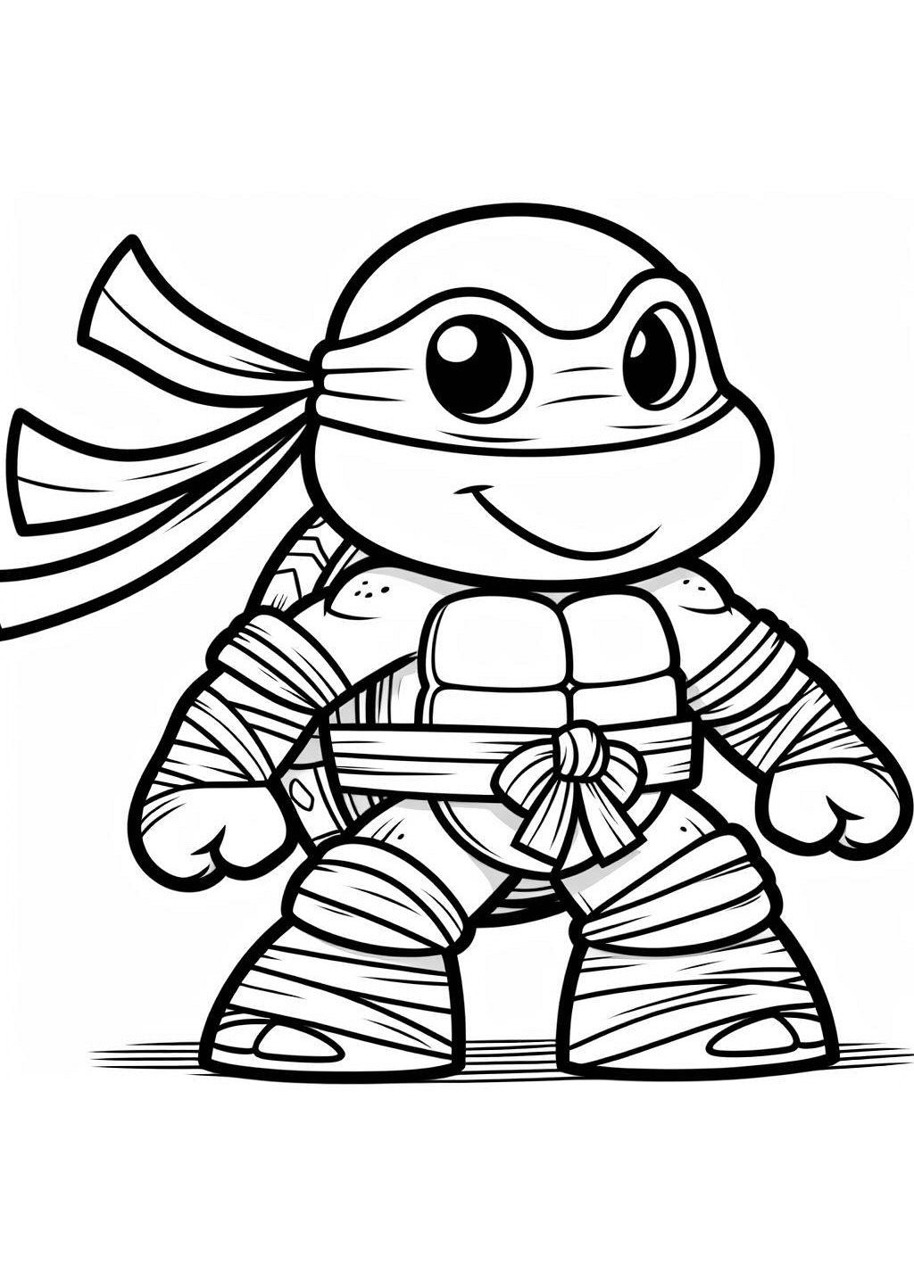 Ninja Turtles Little Printable Pages