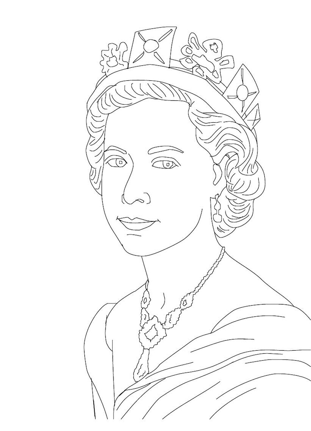 Queen Elizabeth 3 Printable Pages