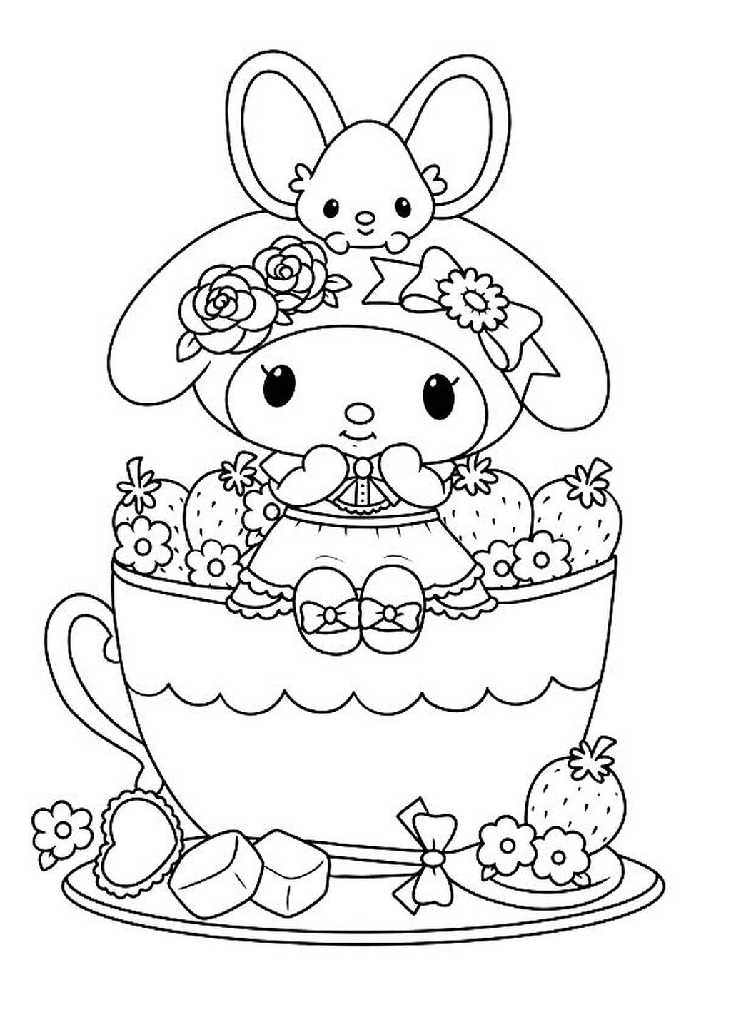 Sanrio 53 Printable Pages