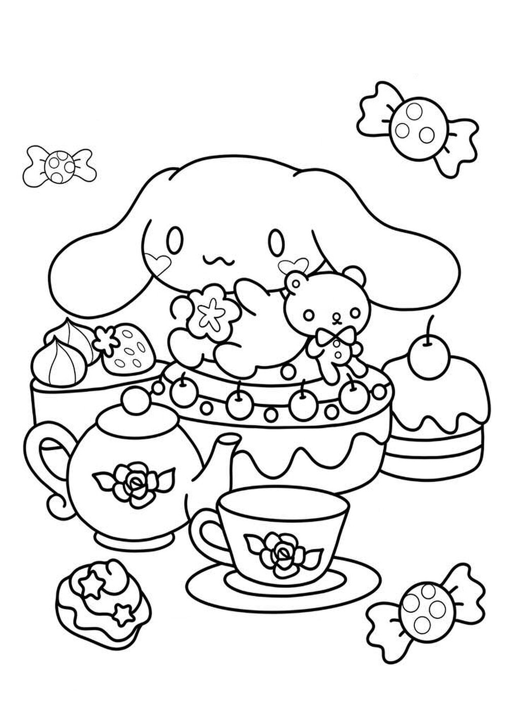 Sanrio 58 Printable Pages